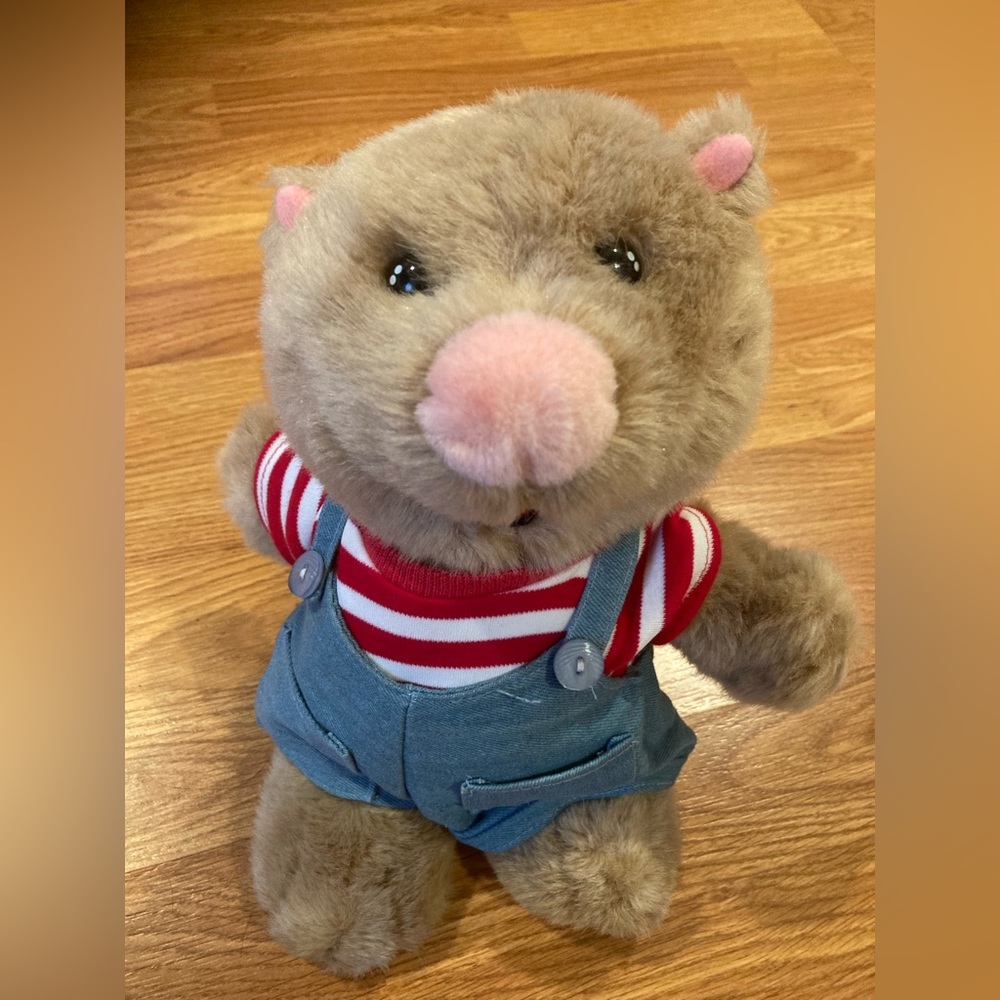Vintage Ollie Marmot 1988  10” Plush Stuffed Animal used